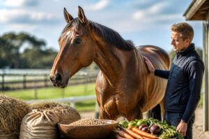 découvrez comment offrir une nutrition optimale à votre cheval sportif pour maximiser ses performances en course et assurer son bien-être au quotidien.